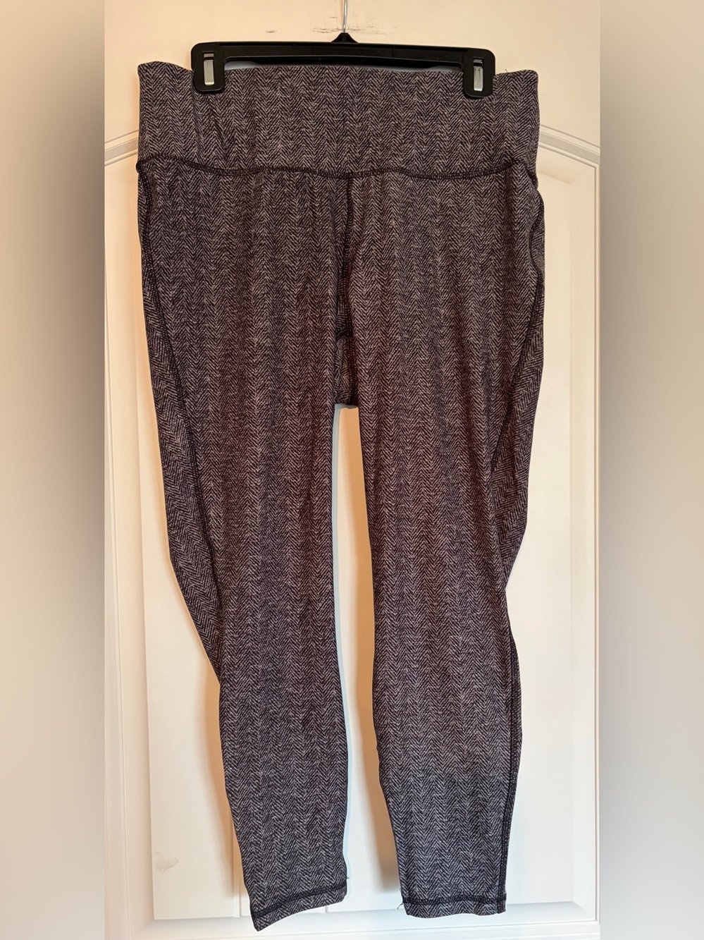 Lane Bryant Charcoal Herringbone Knit Leggings